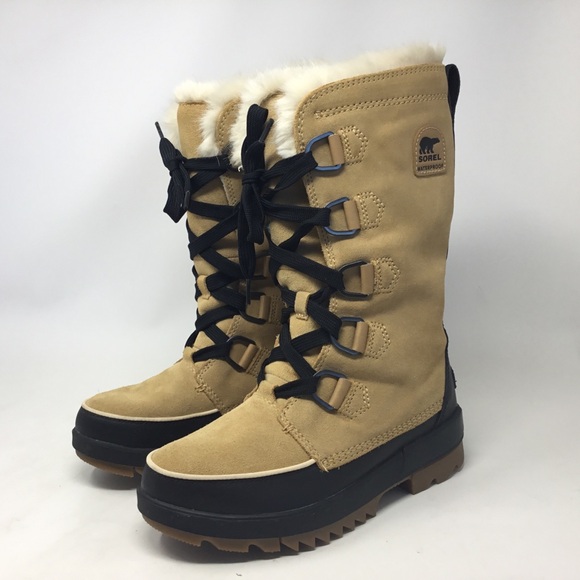 Sorel Shoes - Sorel Women's Tivoli IV Tall Waterproof Insulated Snow Boots in Tan Size 7.5